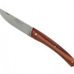 Couteau Le Thiers® par Florinox lame acier 12C27 à cran intérieur manche bois de rose