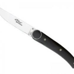 Couteau Le Thiers® par Florinox  lame acier 12C27 à cran intérieur manche 12cm ébène
