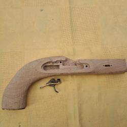 Crosse pistolet poudre noire
