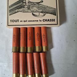 Boîte  de10 belles cartouches anciennes cal 28 douilles cartons