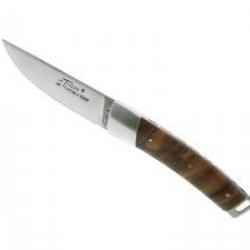 Couteau Le Thiers® POCKET lame mate à cran acier 14C28N manche noyer +pochette