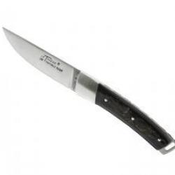 Couteau Le Thiers® POCKET lame mate à cran acier 14C28N manche corne buffle brute +pochette
