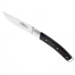 Couteau Le Thiers® NATURE lame mate à cran acier 14C28N manche corne de buffle brute +pochette