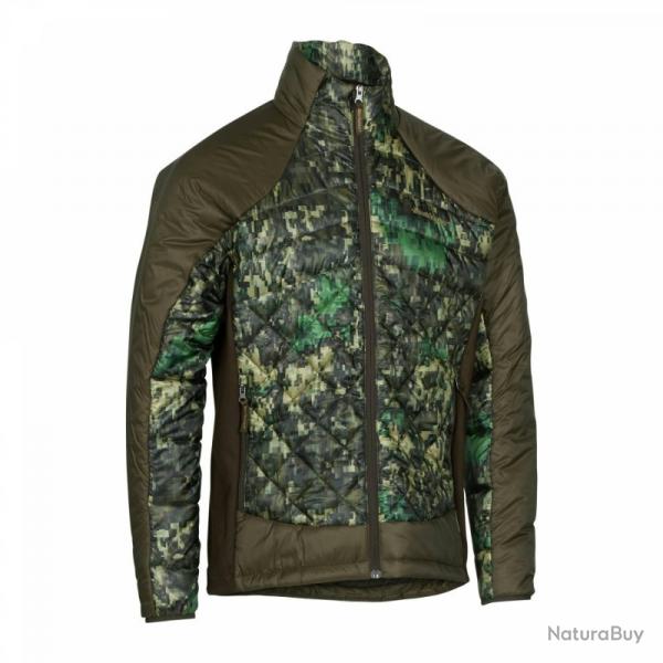 Veste matelasse Deerhunter Cumberland Quilted Jacket, bicolore verte.