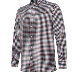 Chemise BERETTA ellis ls shirt bleu rouge