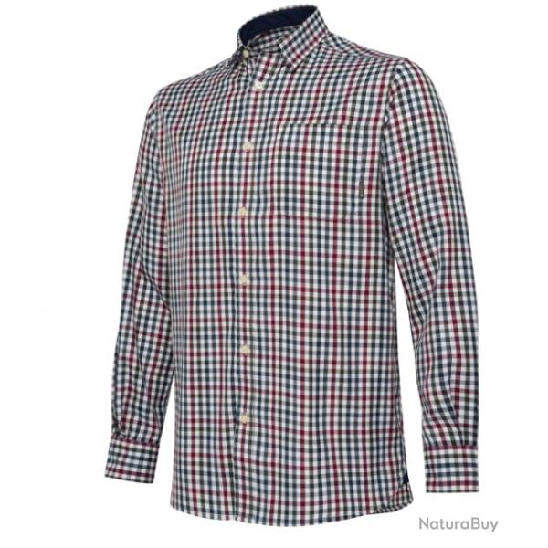 Chemise BERETTA ellis ls shirt bleu rouge