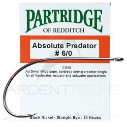 Hameçon mouche PARTRIDGE brochet CS45BN H2/0