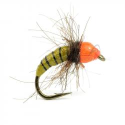 Mouche DEVAUX Nymphe bille tungstène JBNT 7 H14