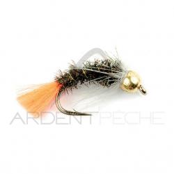 Mouche FMF Nymphe casquée golden orange tag 467 H14