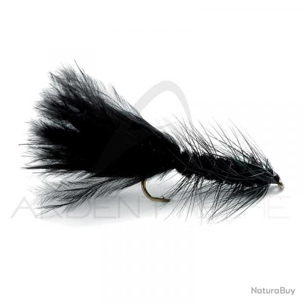 Mouche FMF Wooly buggers black plombe 1707 H10