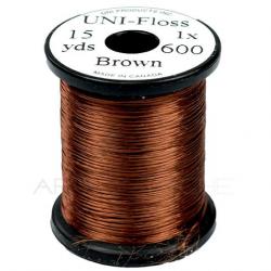 Fils de montage Polyfloss UNI-floss marron