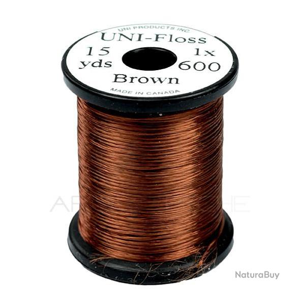 Fils de montage Polyfloss UNI-floss marron