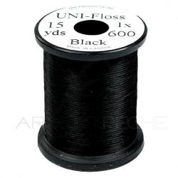 Fils de montage Polyfloss UNI-floss noir
