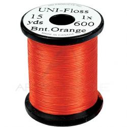 Fils de montage Polyfloss UNI-floss orange vif