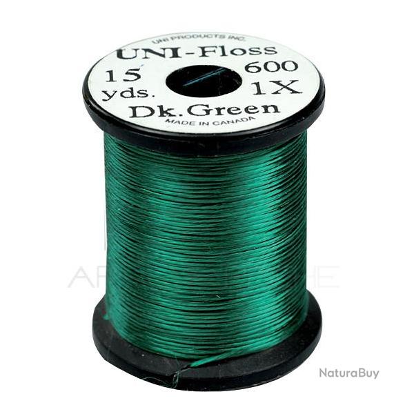 Fils de montage Polyfloss UNI-floss vert fonc
