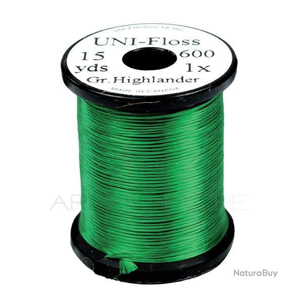 Fils de montage Polyfloss UNI-floss vert highlander