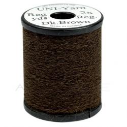 Uni yarn marron foncé
