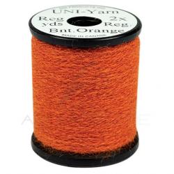 Uni yarn orange feu