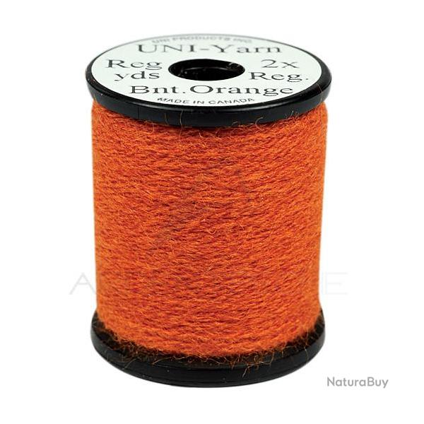 Uni yarn orange feu
