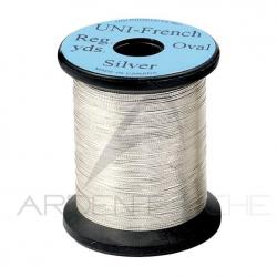 Tinsel Uni french oval Argent Large L