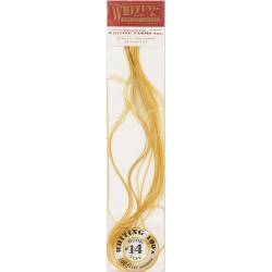 Plumes de Saddle WHITING 100 H14 teinté médium ginger