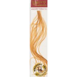 Plumes de Saddle WHITING 100 H16 teinté roux doré