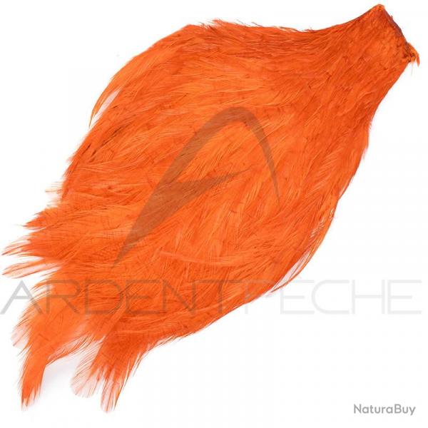 Cou de coq teint ( rooster neck) hot orange