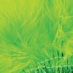 Marabout plumes quill fluo chartreuse 509