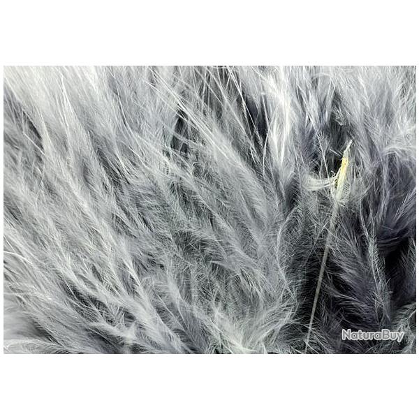 Marabout plumes quill gris fonc 137