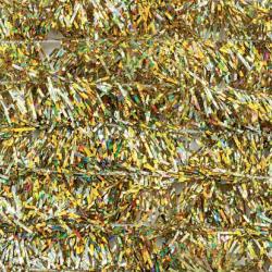 Chenille Fritz holographique or 13 mm