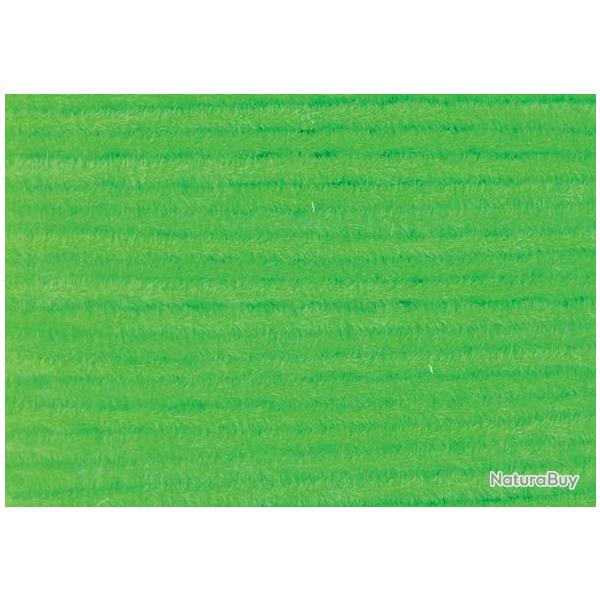Globrite sude chenille fluo vert
