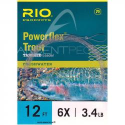 Bas de ligne RIO Powerflex 12´ (3,70m) 3X