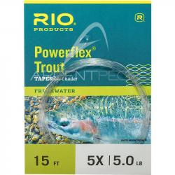 Bas de ligne RIO Powerflex 15´ (4,60m) 5X