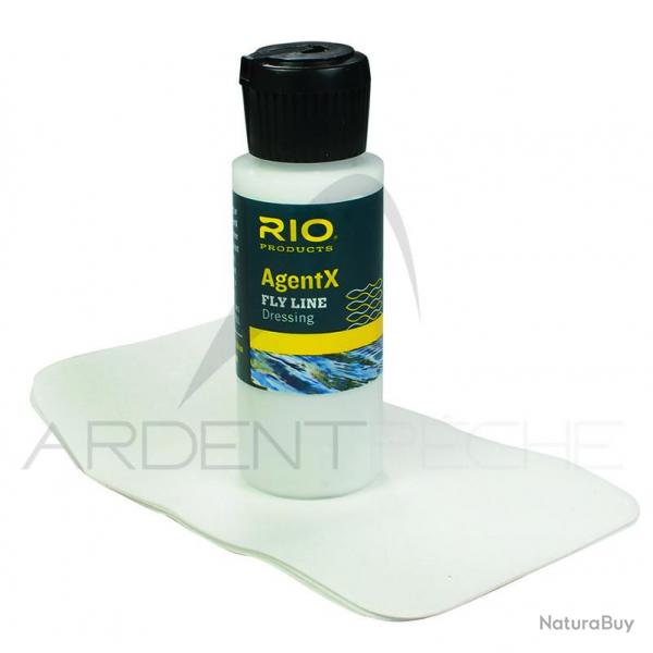 Nettoyeur de soie RIO Agent X flacon et tampon