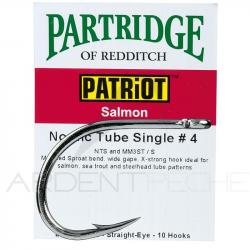 Hameçon mouche PARTRIDGE tube fly simple NTS H6