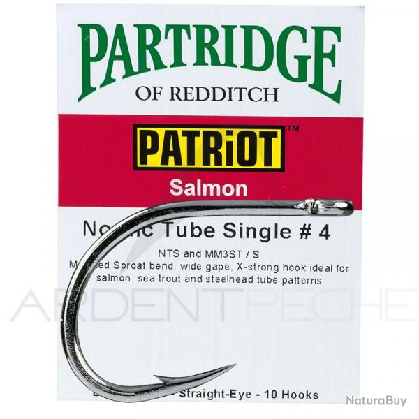 Hameon mouche PARTRIDGE tube fly simple NTS H8