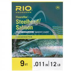 Bas de ligne RIO Steelhead/saumon fluoroflex 9´(2,70m) 20lb