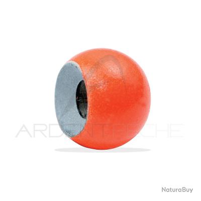 Perles De Tungstène Orange 25 Pcs 3.8mm - Perles Fendues Pour Mouches De Pêche