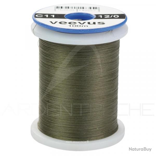 Fils de montage VEEVUS 12/0 Olive fonc