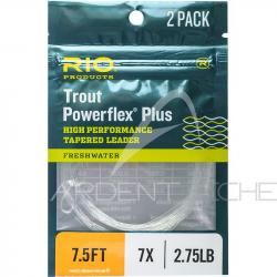 Bas de ligne RIO Powerflex Plus 7´5 (2,30m) 2X