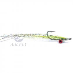 Mouches Rainy´s CLOUSER DEEP MINOW CHARTREUSE/WHITE H2/0