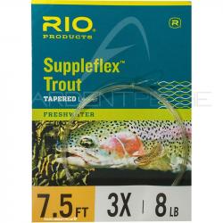 Bas de ligne RIO Suppleflex Trout 2.30m (7.5´) 6X
