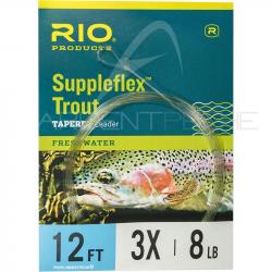 Bas de ligne RIO Suppleflex Trout 3.60m (12´) 4X