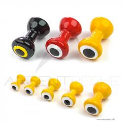 Yeux lest diabolo jaune XS  Ø 3,2 mm