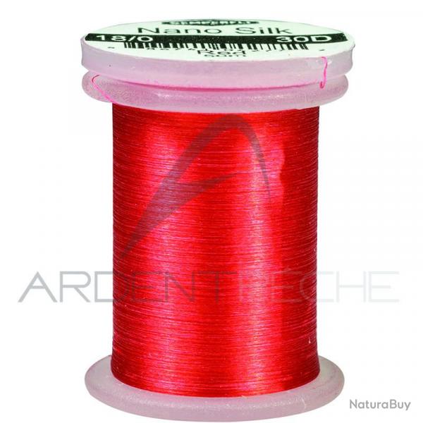 Fils de montage Semperfli Nano Silk Ultra 18/0 rouge
