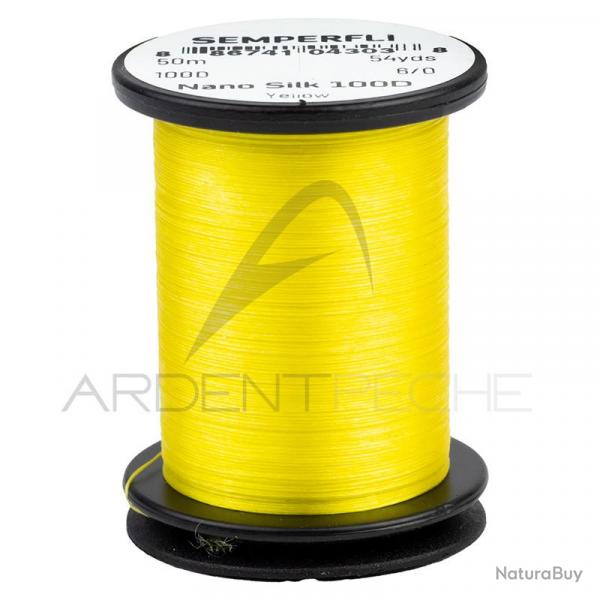 Fils de montage Semperfli Nano Silk Predator 6/0 jaune