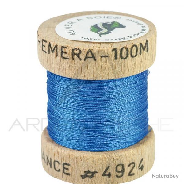 Fils de montage soie naturelle Ephmra Bleu 4924