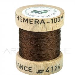 Fils de montage soie naturelle Ephéméra Marron 4124