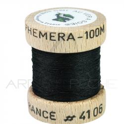 Fils de montage soie naturelle Ephéméra Noir 4106