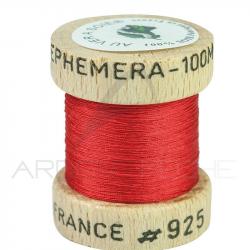 Fils de montage soie naturelle Ephéméra Rouge 925